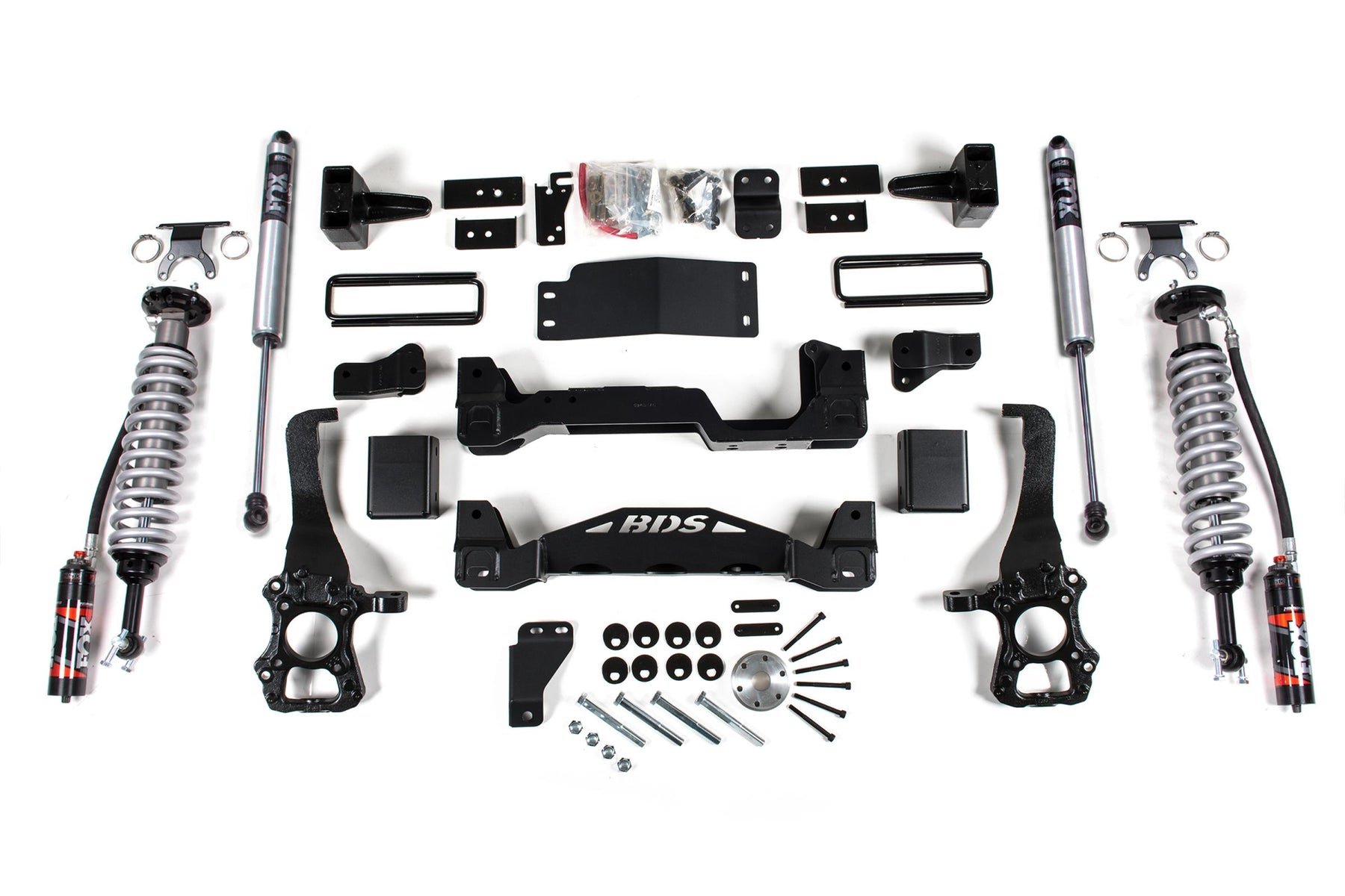 BDS Suspension BDS1590FPE - 4 Inch Lift Kit FOX 2.5 Performance Elite Coil-Over Ford F150 15-20 4WD
