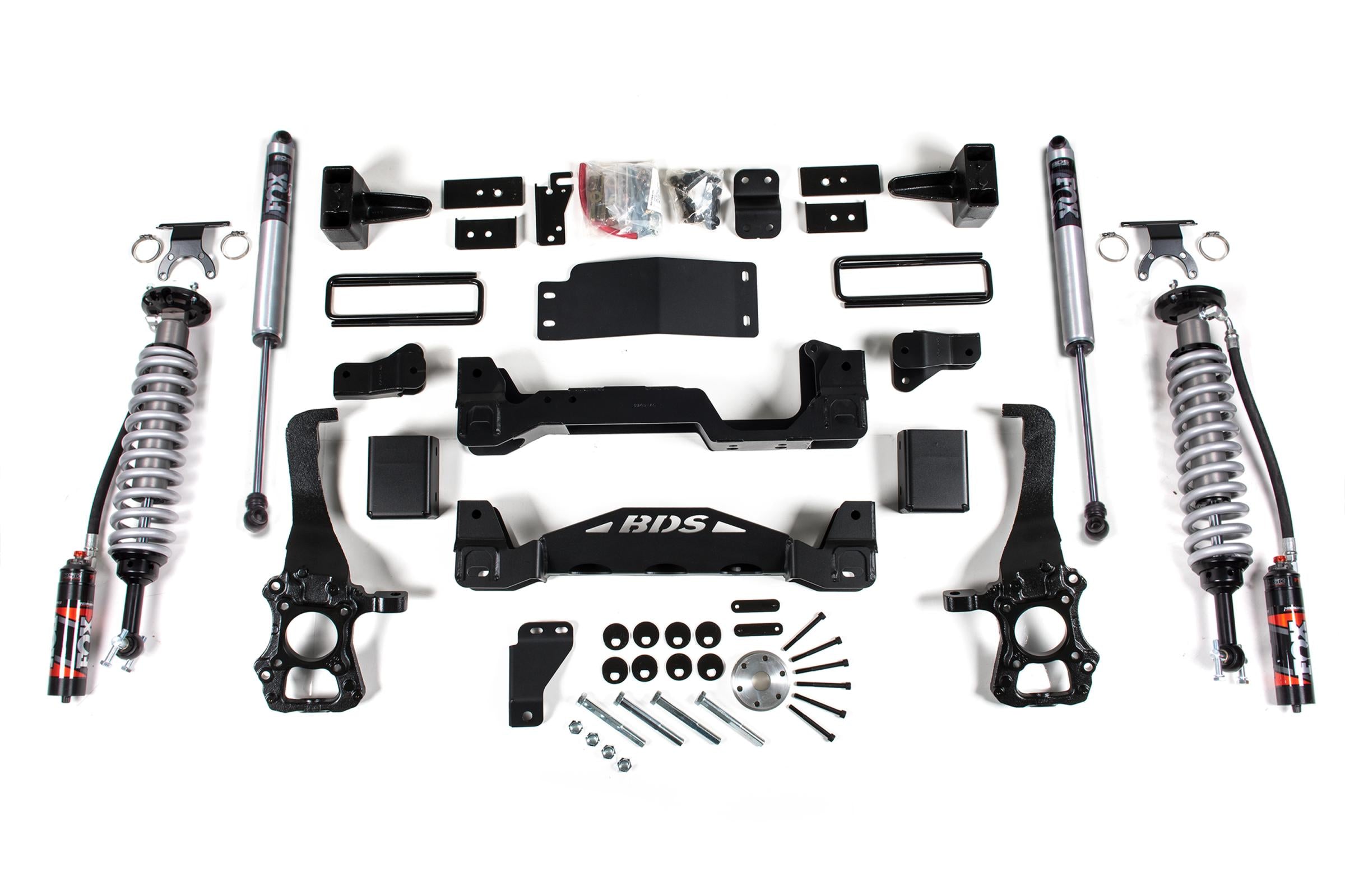 BDS Suspension BDS1590FPE - 4 Inch Lift Kit FOX 2.5 Performance Elite Coil-Over Ford F150 15-20 4WD