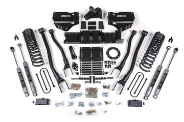 BDS Suspension BDS1666H - 4 Inch Lift Kit w/ 4-Link Ram 3500 19-24 4WD Diesel Without Factory Rear Overload Leaf 6 Bolt NX2 Nitro Shocks