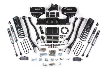 BDS Suspension BDS1676FS - 4 Inch Lift Kit w/ 4-Link Ram 3500 19-23 4WD Gas Without Factory Rear Overload Leaf Fox 2.0 Performance Shocks 1