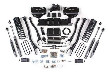 BDS Suspension BDS1676H - 4 Inch Lift Kit w/ 4-Link Ram 3500 19-23 4WD Gas Without Factory Rear Overload Leaf NX2 Nitro Shocks 1