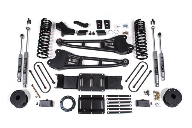 BDS Suspension 1718FS - 4 Inch Lift Kit w/ Radius Arm Rear Air Ride Fox 2.0 Shocks