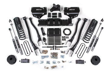 BDS Suspension BDS1720H - 4 Inch Lift Kit w/ 4-Link Ram 3500 w/ Rear Air Ride 19-24 4WD Diesel 6 Bolt NX2 Nitro Shocks
