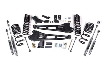 BDS Suspension BDS1763H - 4 Inch Lift Kit w/ Radius Arm Ram 2500 14-18 4WD Gas NX2 Nitro Shocks