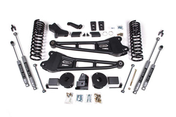 BDS Suspension BDS1774H - 4 Inch Lift Kit w/ Radius Arm Ram 2500 w/ Rear Air Ride 14-18 4WD Gas NX2 Nitro Shocks 1