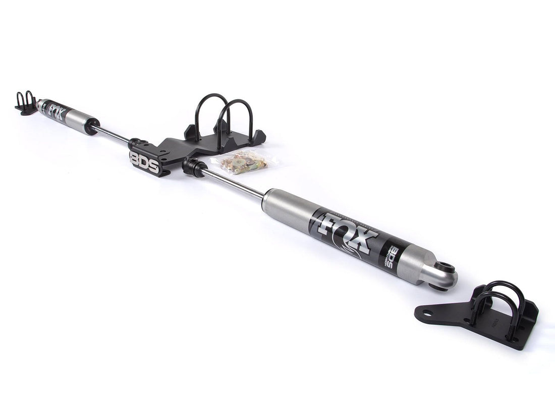 BDS Suspension 2001FS - Dual Steering Stabilizer Kit w/ FOX 2.0 Performance Shocks Ford F450/F550 Super Duty 17-24 4WD
