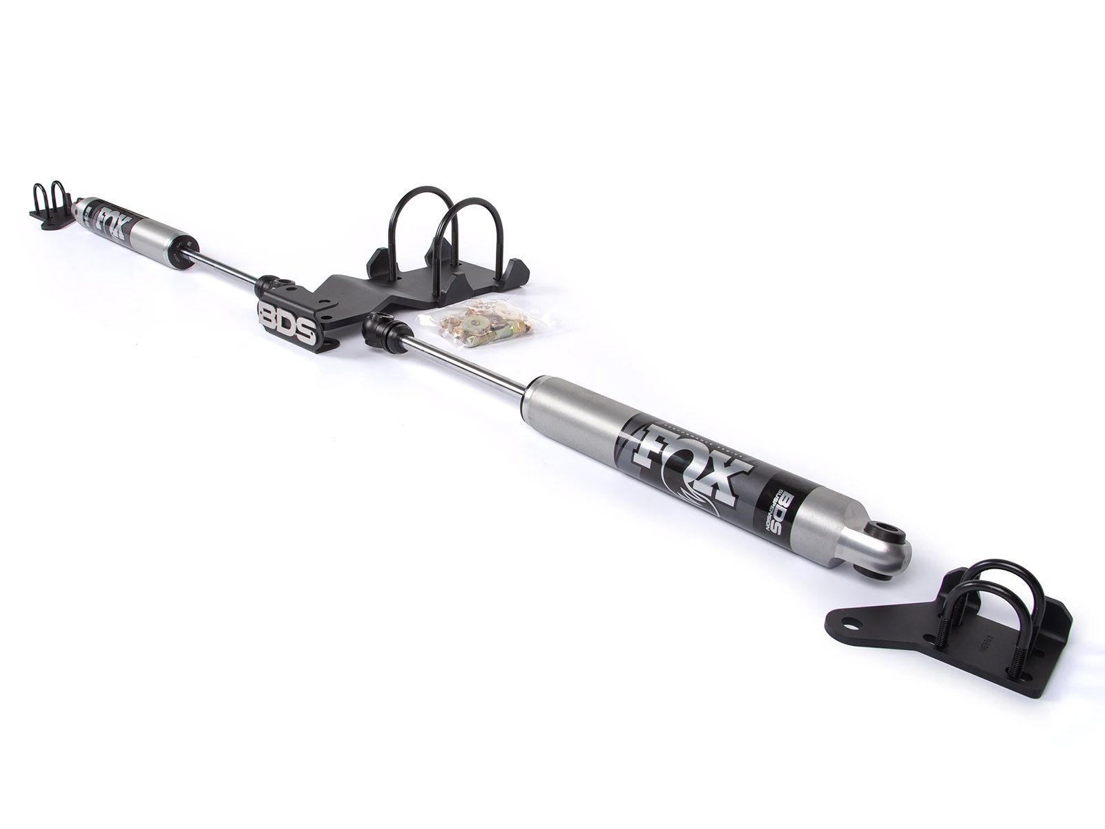BDS Suspension 2001FS - Dual Steering Stabilizer Kit w/ FOX 2.0 Performance Shocks Ford F450/F550 Super Duty 17-24 4WD