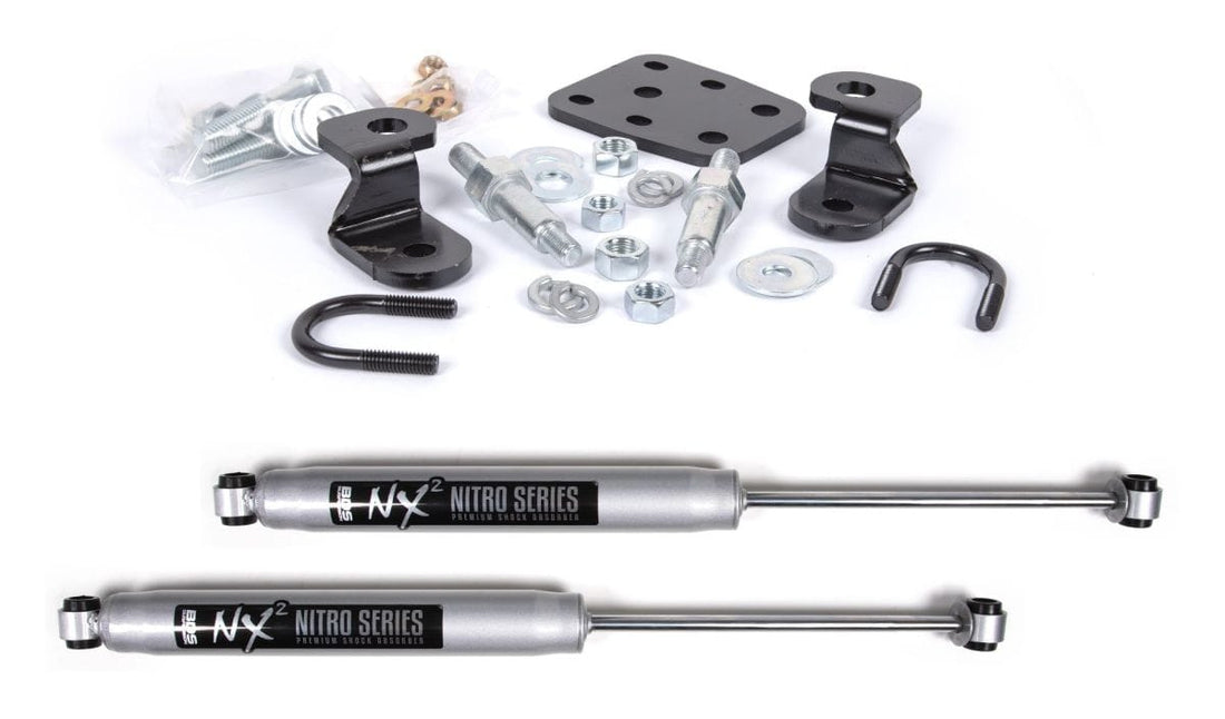 BDS Suspension NA BDS Suspension 2005DH - Dual Steering Stabilizer Kit w/ NX2 Shocks Silverado/Sierra 2500HD 01-10 & SUV 2500 01-06 4WD