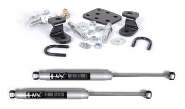 BDS Suspension NA BDS Suspension 2005DH - Dual Steering Stabilizer Kit w/ NX2 Shocks Silverado/Sierra 2500HD 01-10 & SUV 2500 01-06 4WD