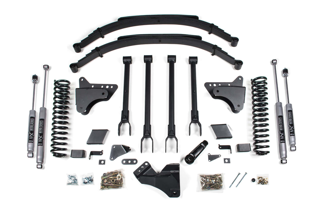 BDS Suspension NA BDS Suspension 1501H - 8 Inch Lift Kit 4-Link Conversion Ford F250/F350 Super Duty 11-16 4WD Gas NX2 Nitro Shocks
