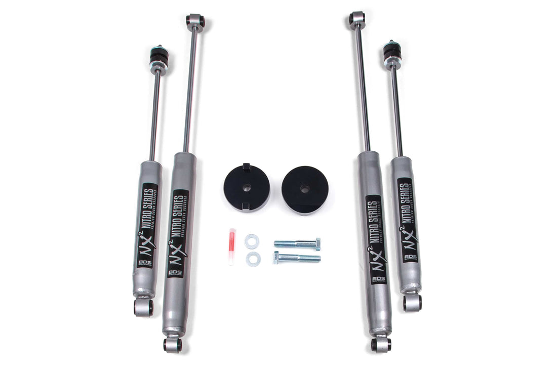 BDS Suspension NA BDS Suspension 1518H - 1 Inch Leveling Kit Coil Spacer Ford F250/F350 Super Duty 17-22 4WD With NX2 Nitro Shocks