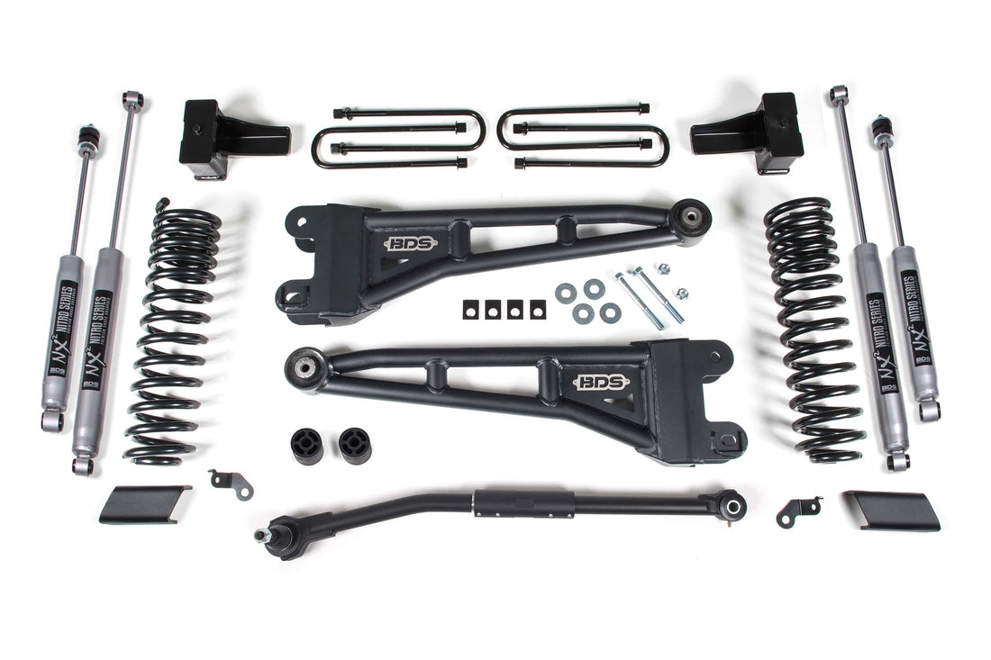 BDS Suspension NA BDS Suspension 1543H - 2.5 Inch Lift Kit w/ Radius Arm Ford F250/F350 Super Duty 17-19 4WD Diesel NX2 Nitro Shocks