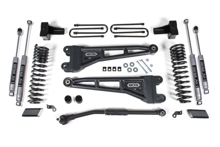 BDS Suspension NA BDS Suspension 1543H - 2.5 Inch Lift Kit w/ Radius Arm Ford F250/F350 Super Duty 17-19 4WD Diesel NX2 Nitro Shocks
