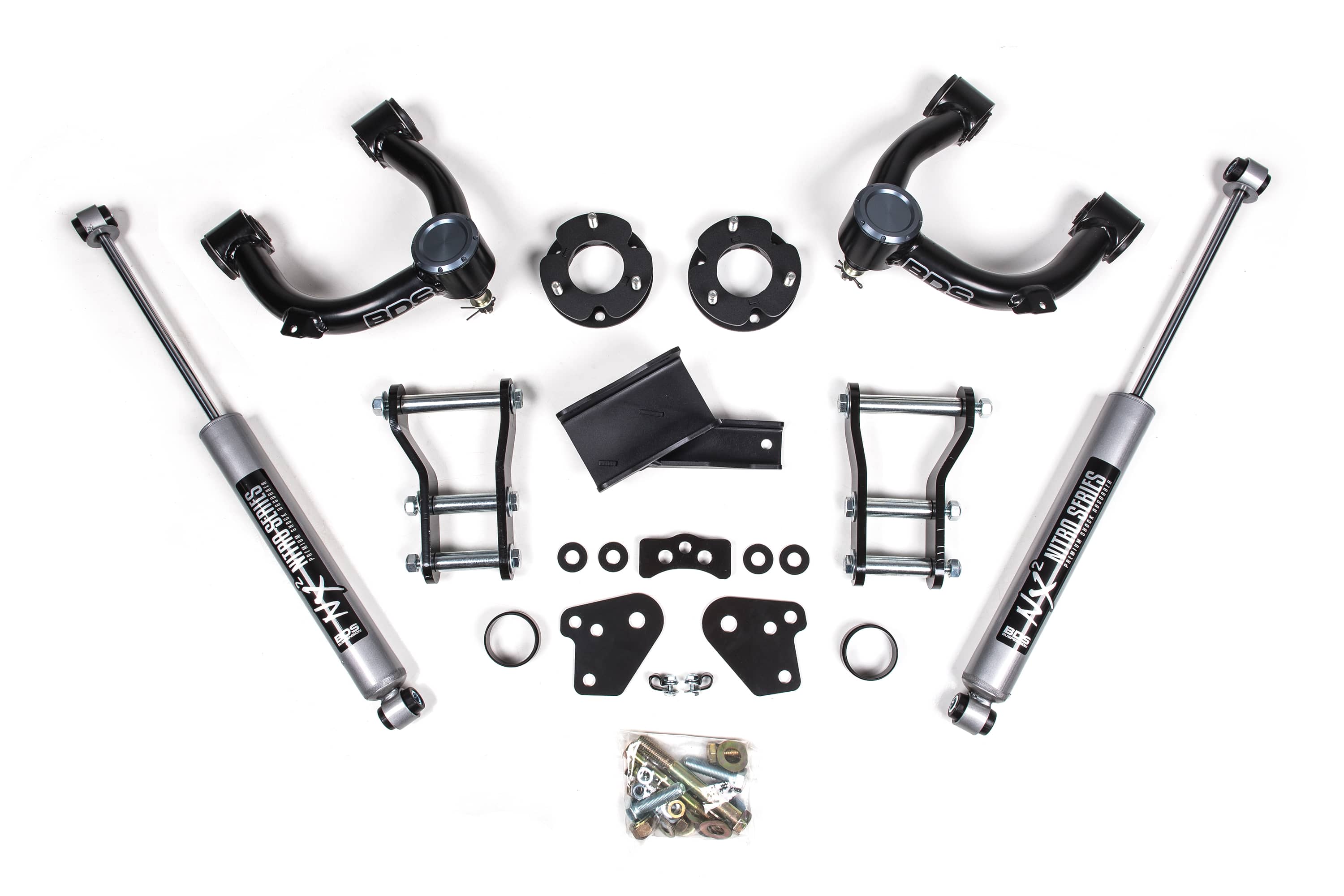 BDS Suspension NA BDS Suspension 1906H - 3.5 Inch Lift Kit Ford Ranger 19-23 4WD Cast Steel NX2 Nitro Shocks