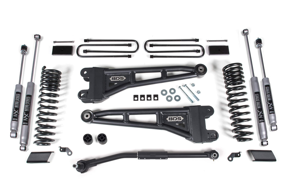 BDS Suspension NA BDS Suspension 1549H - 3 Inch Lift Kit w/ Radius Arm Ford F250/F350 Super Duty 20-22 4WD Diesel NX2 Nitro Shocks