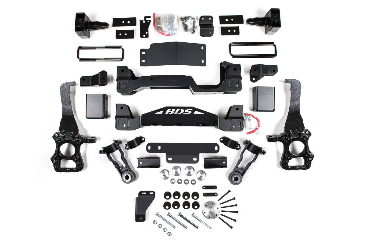 BDS Suspension NA BDS Suspension 1558H - 4 Inch Lift Kit Ford F150 Raptor 19-20 4WD 5 Inch Block Kit