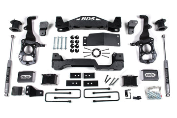 BDS Suspension NA BDS Suspension 1900H - 6 Inch Lift Kit Ford F150 21-24 4WD 4 Inch Block NX2 Nitro Shocks