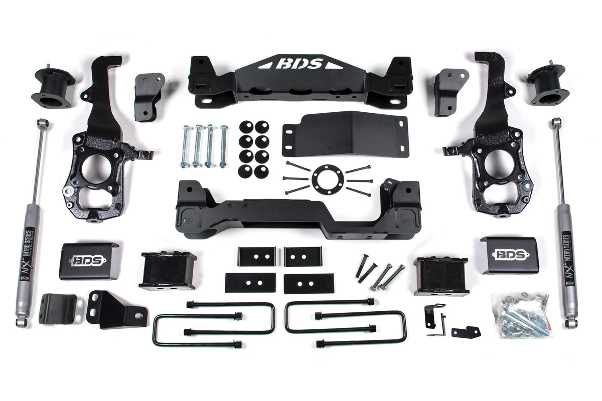BDS Suspension NA BDS Suspension 1579H - 6 Inch Lift Kit Ford F150 21-25 4WD 5 Inch Block NX2 Nitro Shocks
