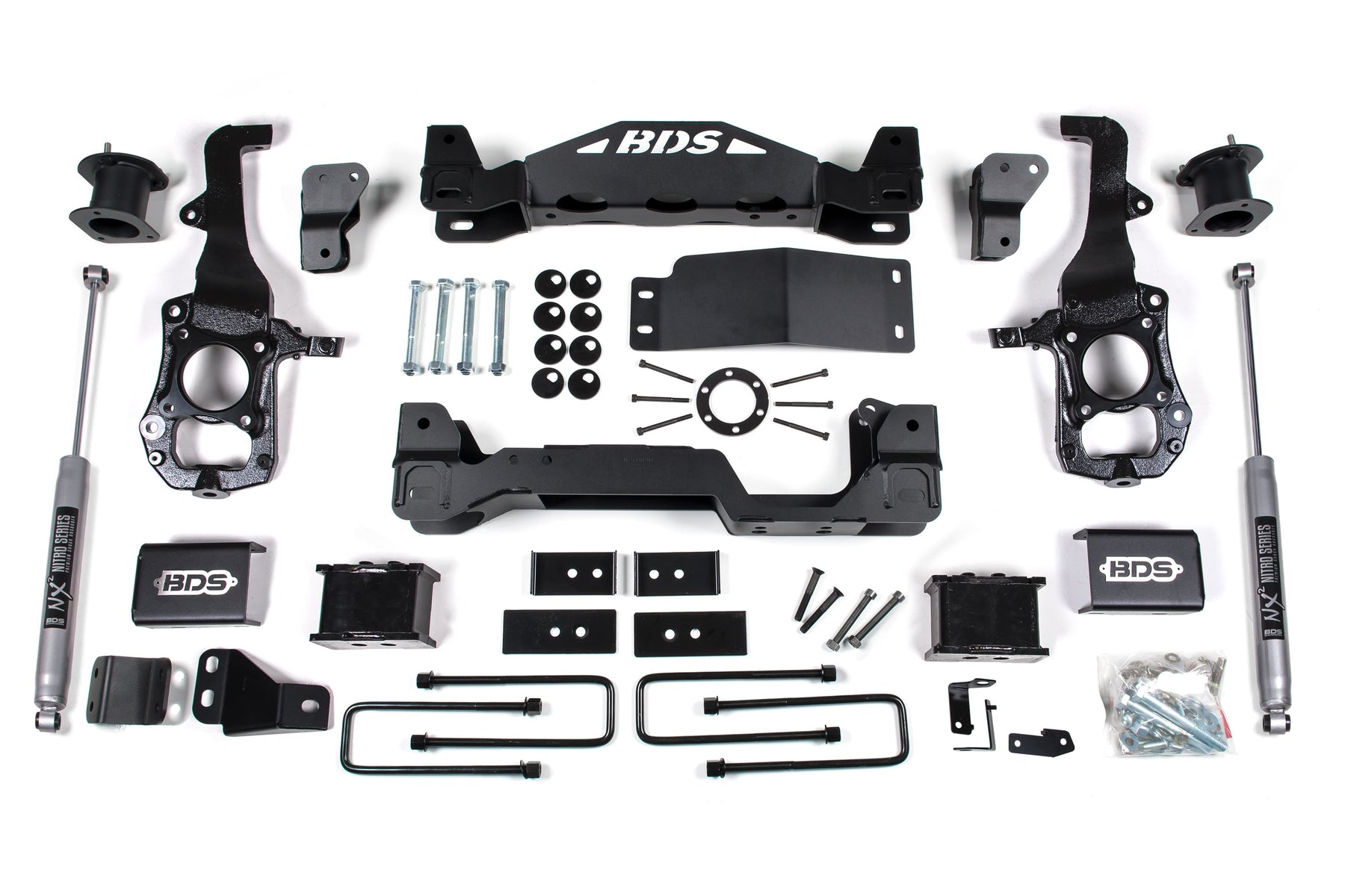 BDS Suspension NA BDS Suspension 1579H - 6 Inch Lift Kit Ford F150 21-25 4WD 5 Inch Block NX2 Nitro Shocks