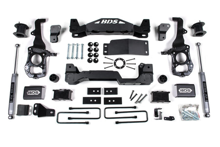 BDS Suspension NA BDS Suspension 1902FS - 4 Inch Lift Kit Ford F150 21-24 4WD 2 Inch Block Fox 2.0 Performance Shocks