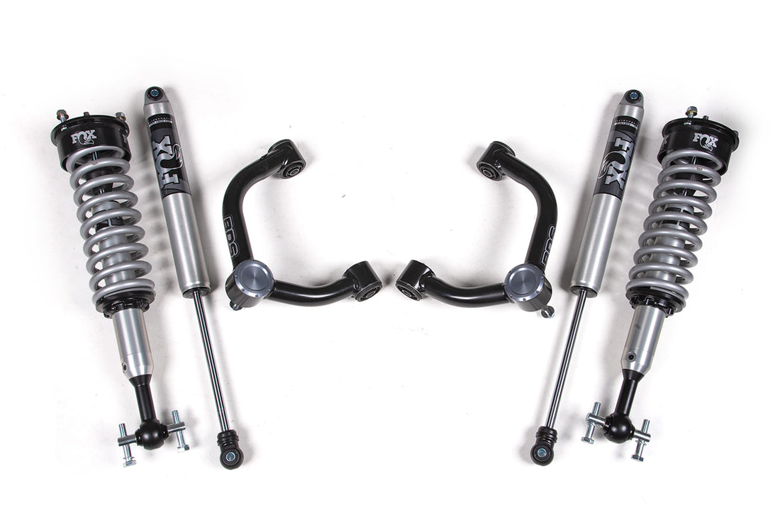 BDS Suspension NA BDS Suspension 1913FSL - 2 Inch Leveling Kit FOX 2.0 Coil-Over Ford F150 21-24 4WD With UCA Headlight Sensor