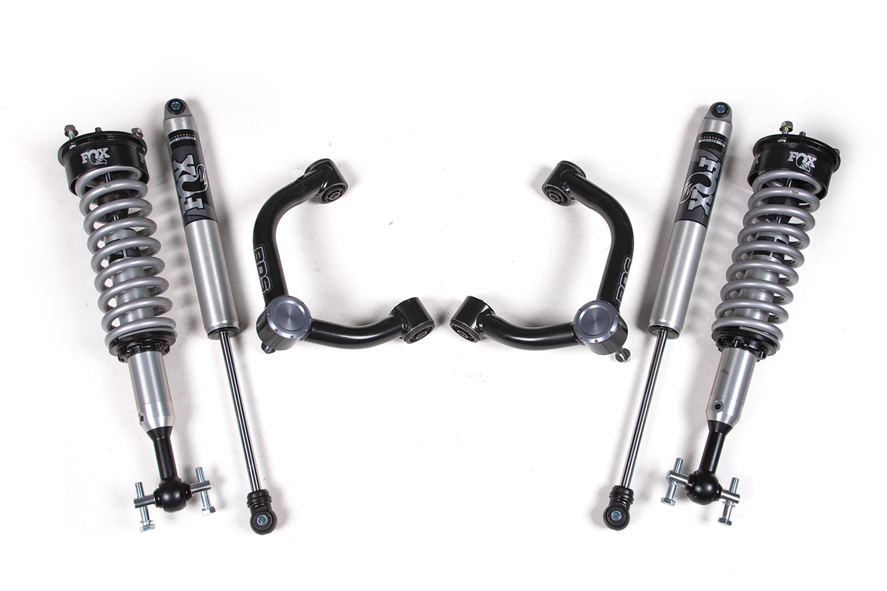 BDS Suspension NA BDS Suspension 1913FSL - 2 Inch Leveling Kit FOX 2.0 Coil-Over Ford F150 21-24 4WD With UCA Headlight Sensor
