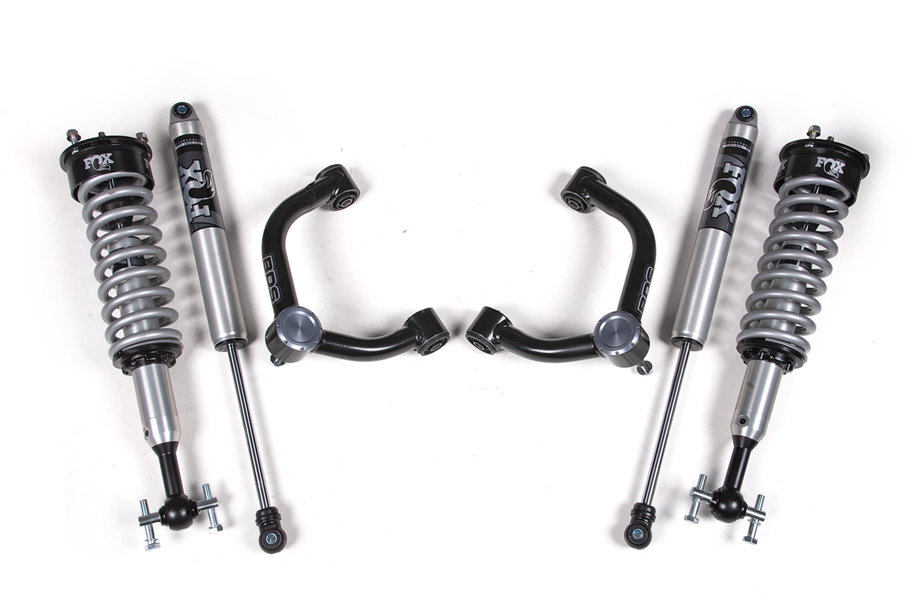 BDS Suspension NA BDS Suspension 1913FSL - 2 Inch Leveling Kit FOX 2.0 Coil-Over Ford F150 21-24 4WD With UCA Headlight Sensor