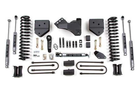 BDS Suspension NA BDS Suspension 546H - 4 Inch Lift Kit Ford F250/F350 Super Duty 08-10 4WD Diesel Block Kit Without Factory Overload NX2 Nitro