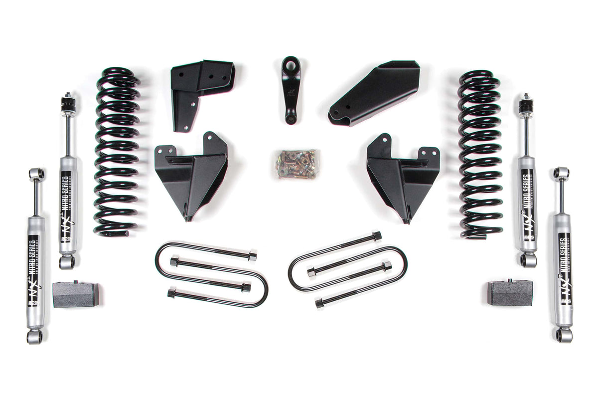 BDS Suspension NA BDS Suspension 364H - 4 Inch Lift Kit Ford F150/Bronco 80-96 4WD Rear Leaf Springs NX2 Nitro