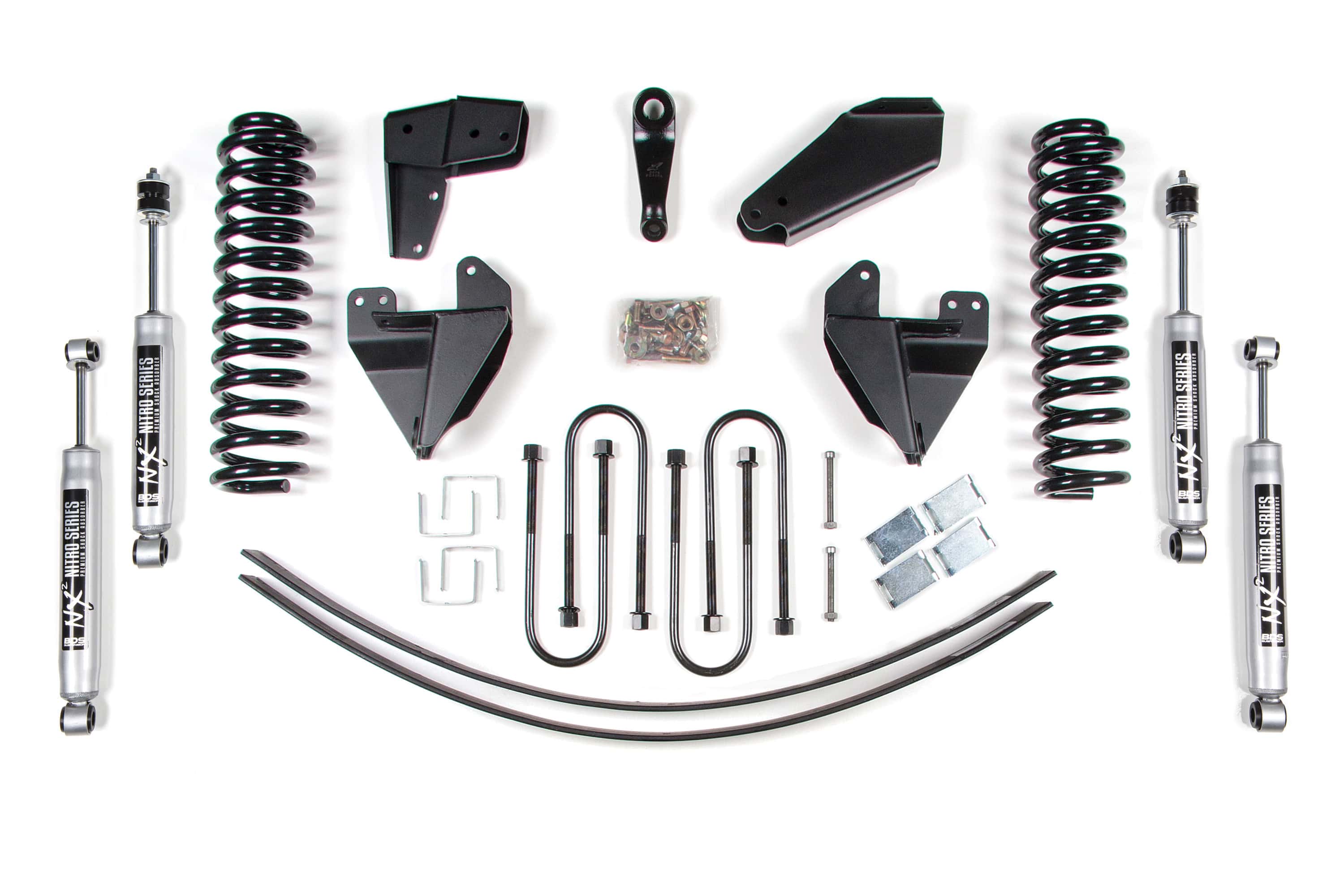 BDS Suspension NA BDS Suspension 398H - 4 Inch Lift Kit Ford F100/F150 80-96 2WD Standard Cab NX2 Nitro