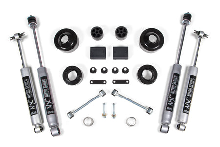 BDS Suspension NA BDS Suspension 1429FS - 2 Inch Lift Kit Coil Spacer Jeep Wrangler JK 12-18 2-Door Fox 2.0 Performance Shocks