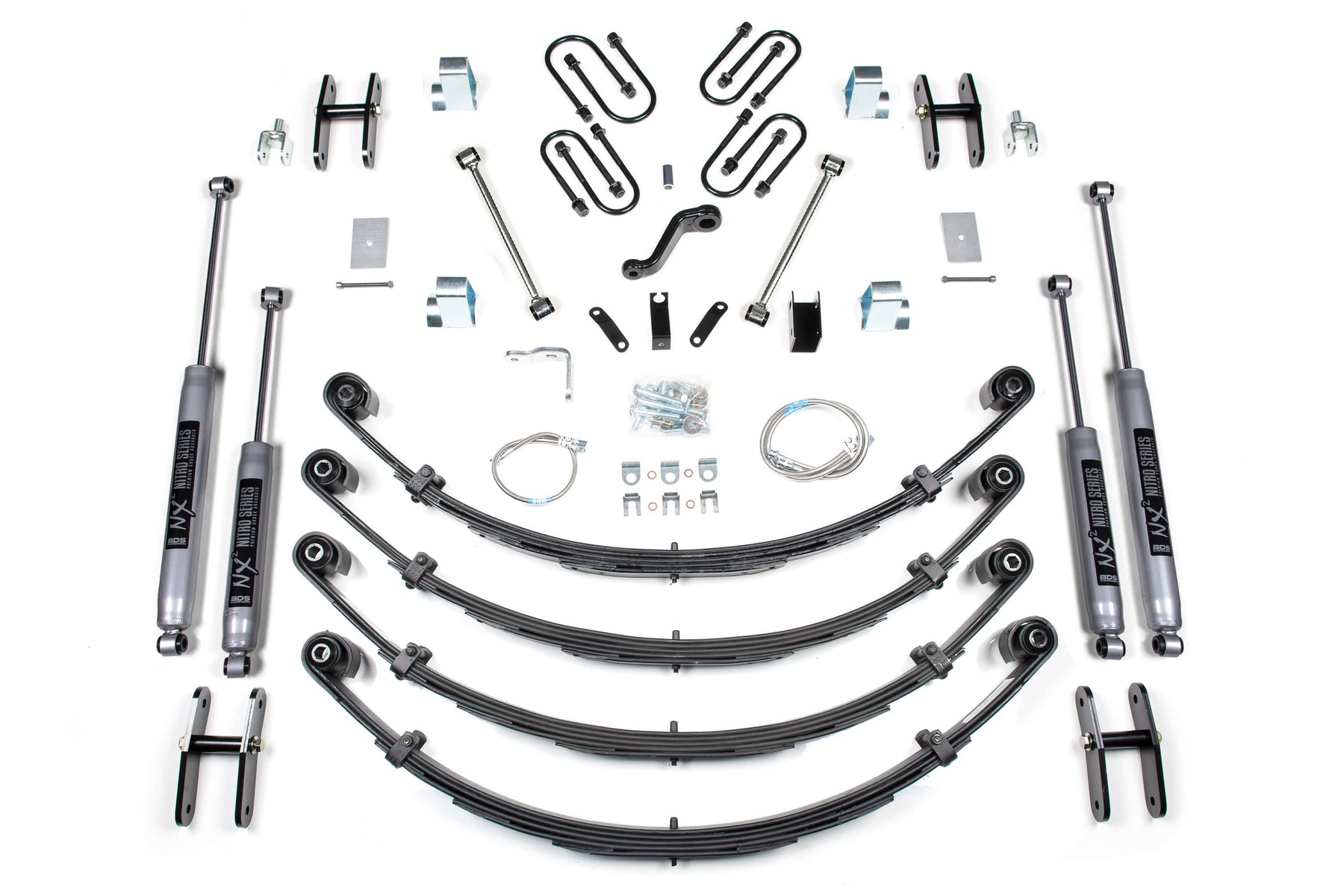 BDS Suspension NA BDS Suspension 1432H - 6 Inch Lift Kit Jeep Wrangler YJ 87-95 NX2 Nitro Shocks
