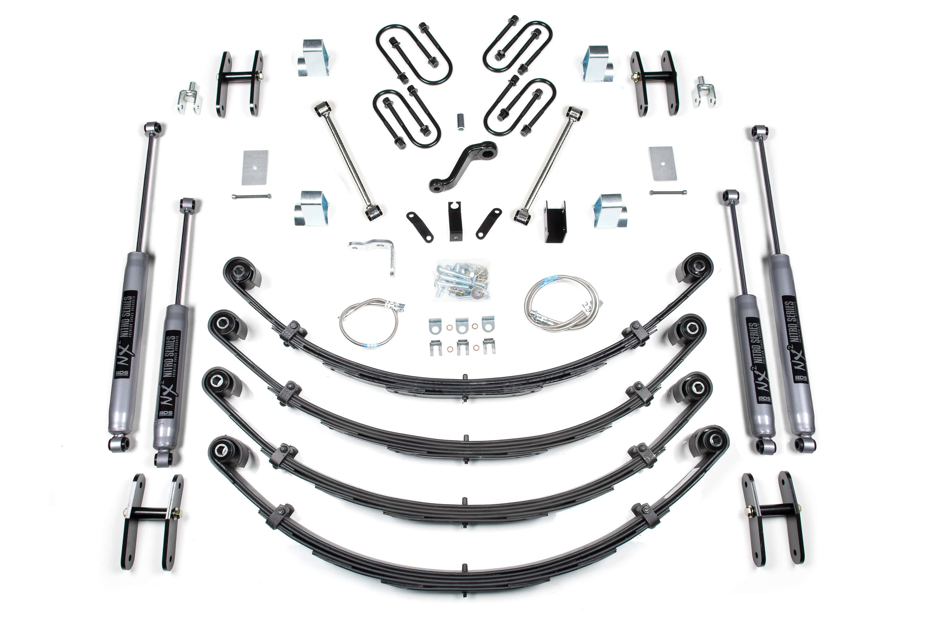 BDS Suspension NA BDS Suspension 1432H - 6 Inch Lift Kit Jeep Wrangler YJ 87-95 NX2 Nitro Shocks