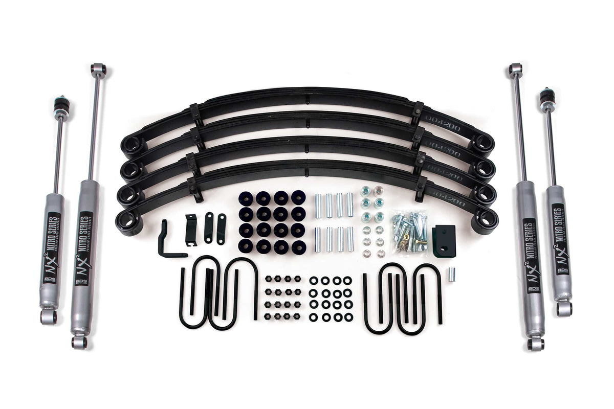 BDS Suspension NA BDS Suspension 408H - 2 Inch Lift Kit Jeep Wrangler YJ 87-95 NX2 Nitro Shocks