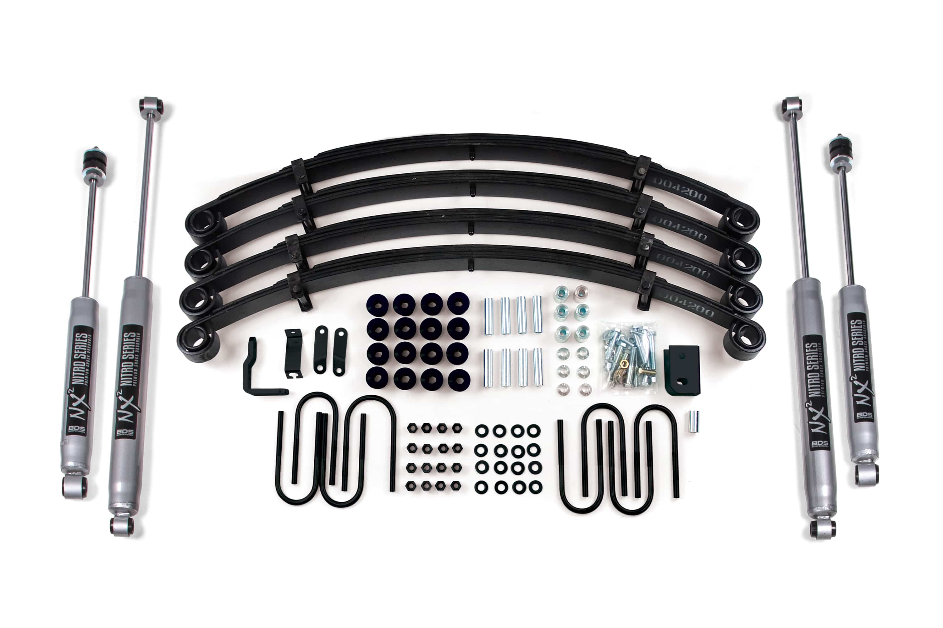 BDS Suspension NA BDS Suspension 408H - 2 Inch Lift Kit Jeep Wrangler YJ 87-95 NX2 Nitro Shocks