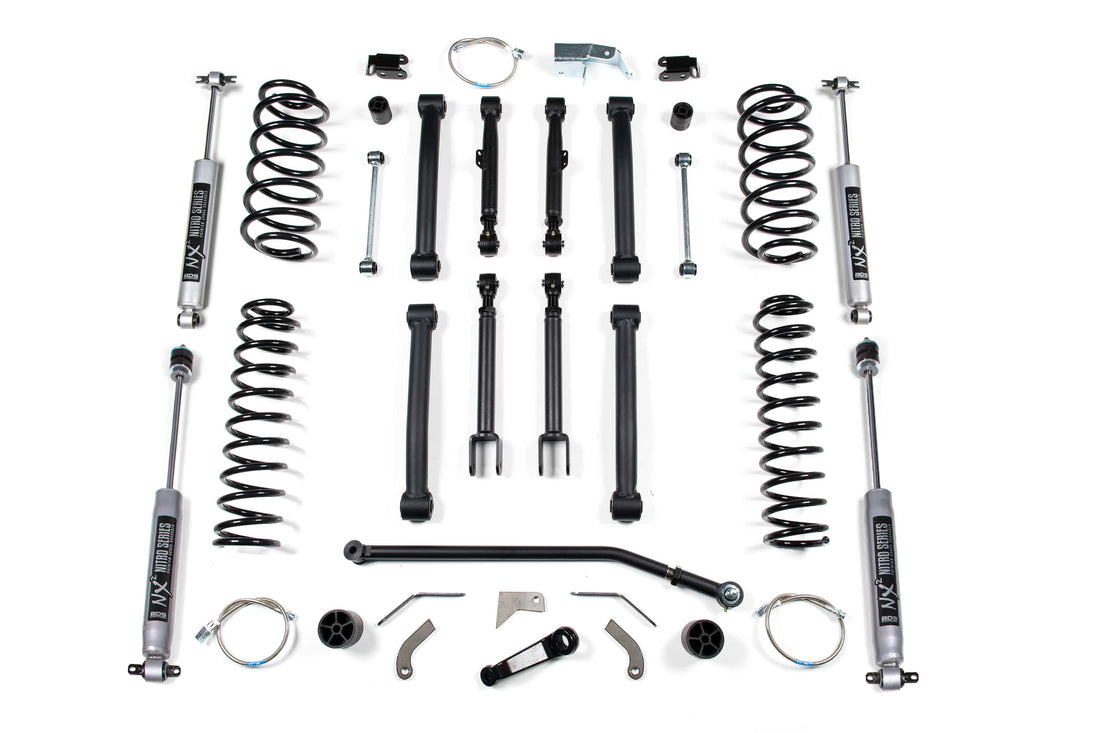 BDS Suspension NA BDS Suspension 422H - 4.5 Inch Lift Kit Jeep Wrangler TJ/LJ 97-06 NX2 Nitro