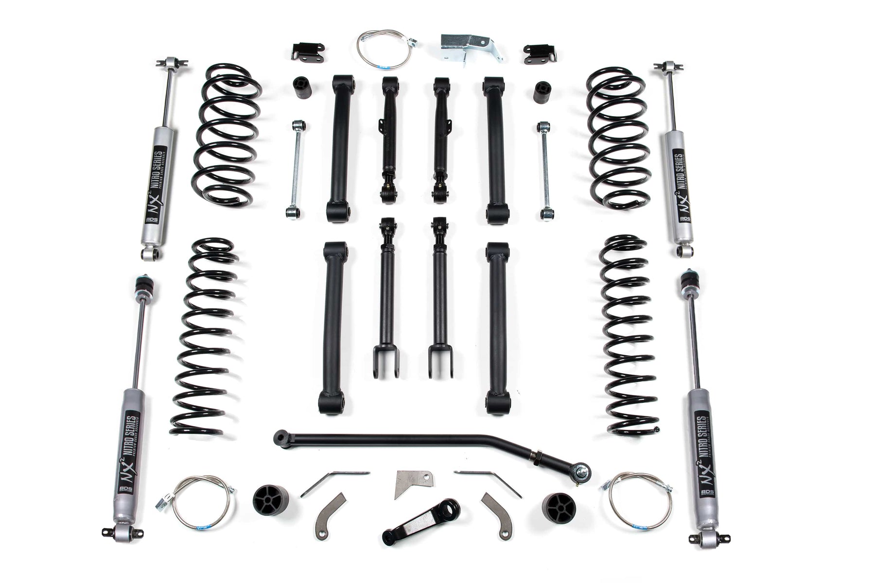 BDS Suspension NA BDS Suspension 422H - 4.5 Inch Lift Kit Jeep Wrangler TJ/LJ 97-06 NX2 Nitro