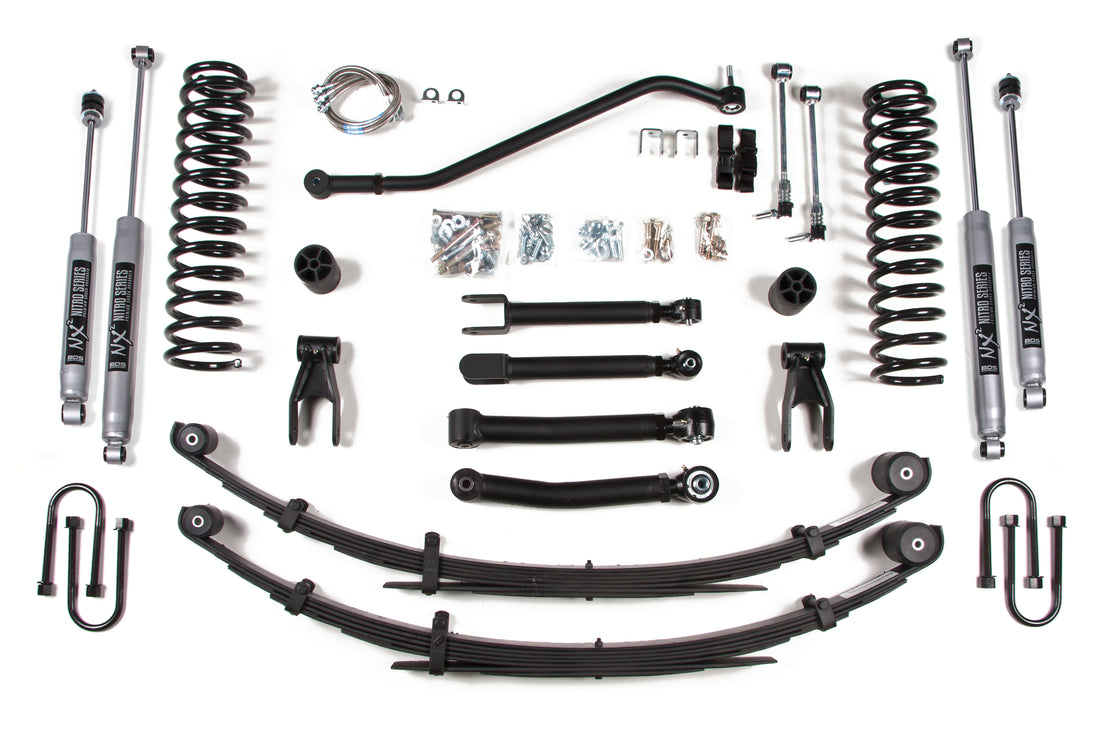 BDS Suspension BDS435H - 4.5 Inch Lift Kit Jeep Cherokee XJ 84-01 Dana 35 NX2 Nitro