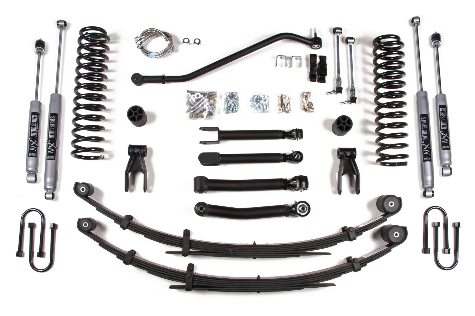 BDS Suspension NA BDS Suspension 435FS - 4.5 Inch Lift Kit Jeep Cherokee XJ 84-01 Dana 35 Fox 2.0 Performance