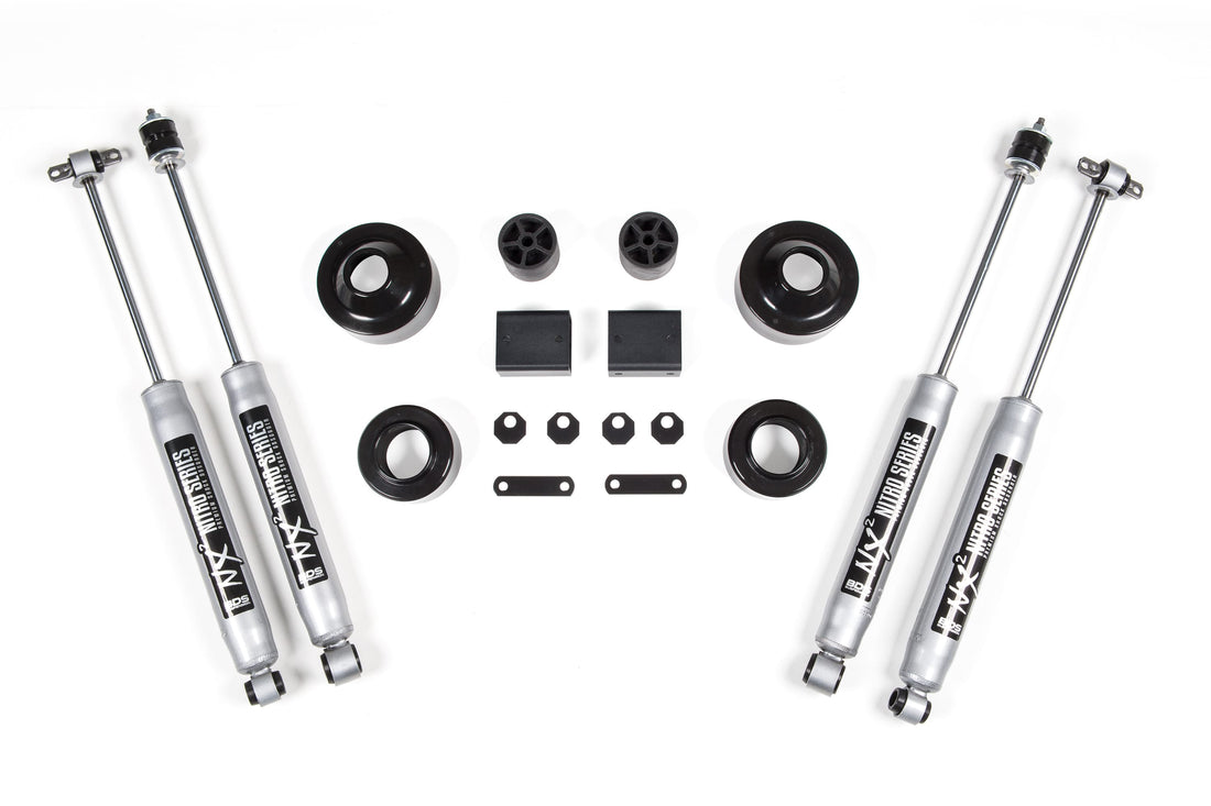 BDS Suspension NA BDS Suspension 463H - 2 Inch Lift Kit Coil Spacer Jeep Wrangler JK 07-18 2/4-Door NX2 Nitro Shocks