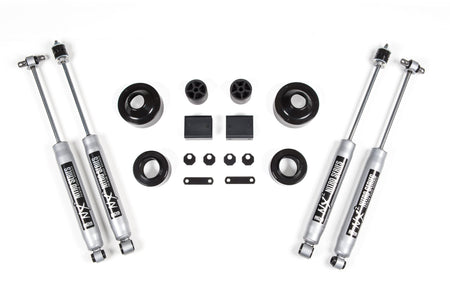 BDS Suspension NA BDS Suspension 463H - 2 Inch Lift Kit Coil Spacer Jeep Wrangler JK 07-18 2/4-Door NX2 Nitro Shocks