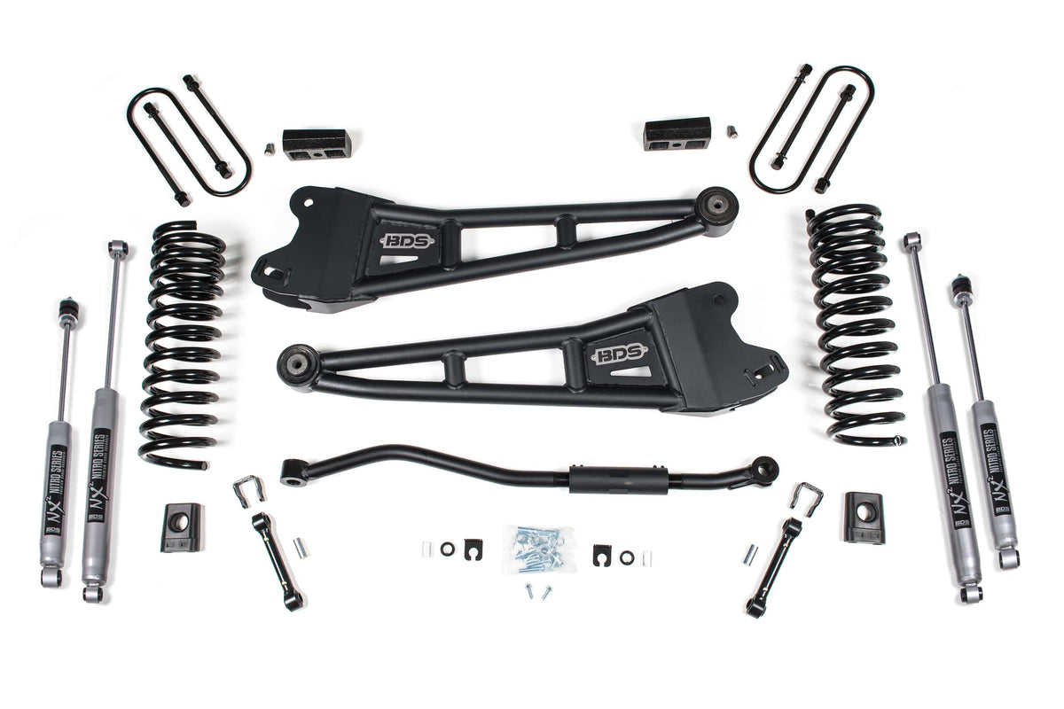 BDS Suspension NA BDS Suspension 1622FS - 3 Inch Lift Kit w/ Radius Arm Ram 3500 13-18 4WD Diesel W/ Fox 2.0 Performance Shocks