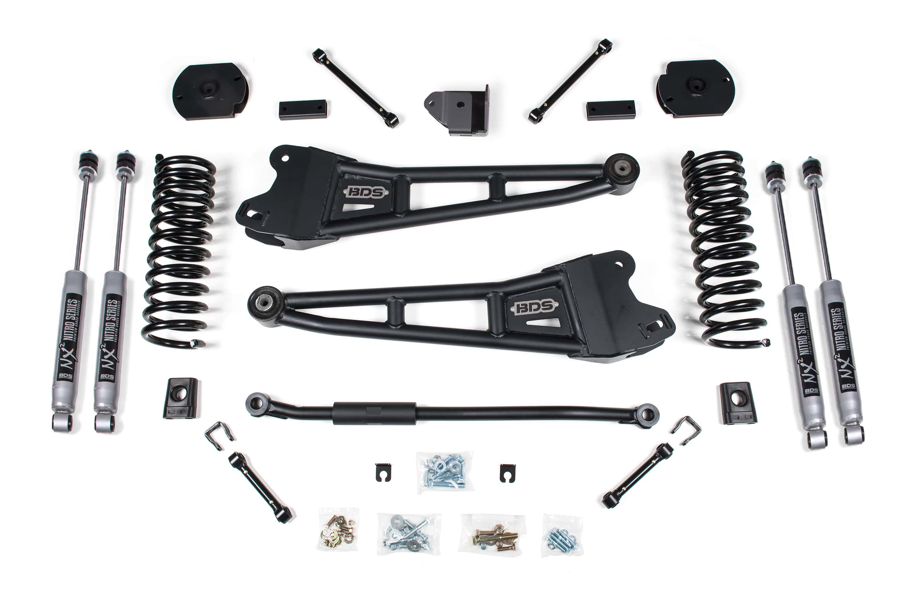 BDS Suspension NA BDS Suspension 1624H - 3 Inch Lift Kit w/ Radius Arm Ram 2500 14-18 4WD Diesel NX2 Nitro Shocks