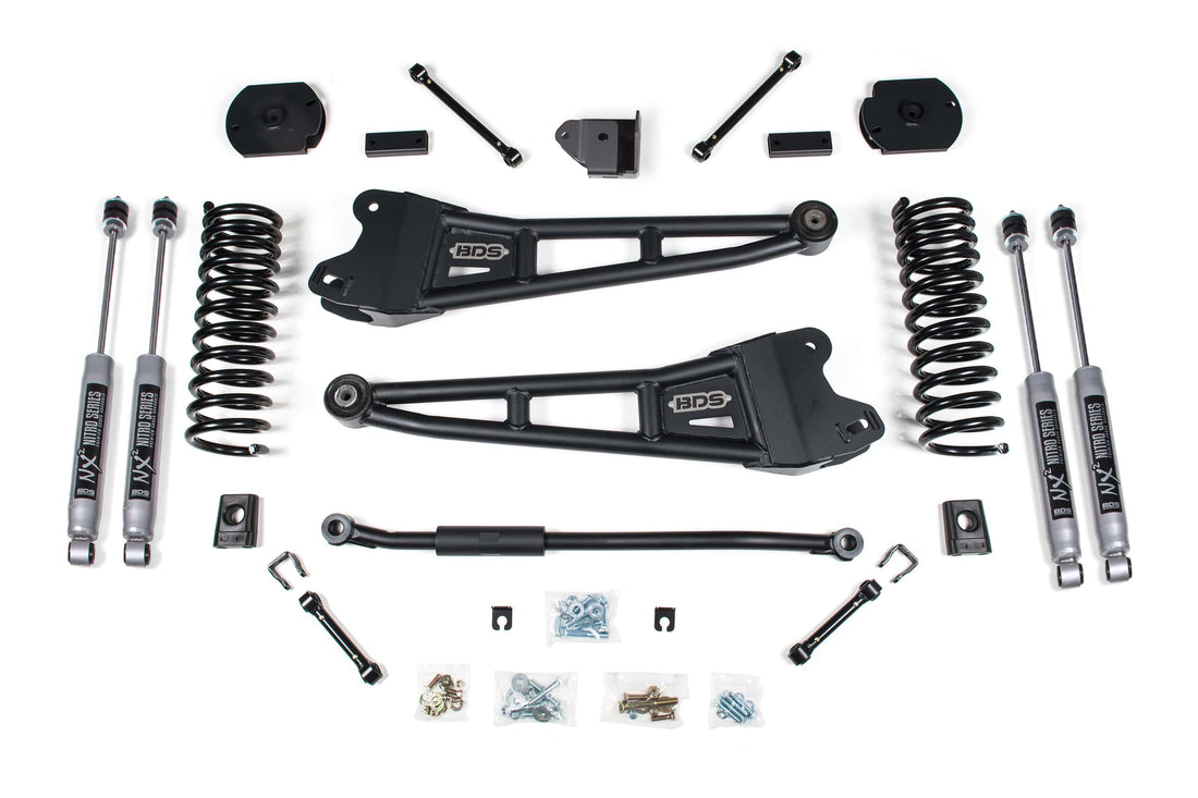 BDS Suspension NA BDS Suspension 1624FS - 3 Inch Lift Kit w/ Radius Arm Ram 2500 14-18 4WD Diesel Fox 2.0 Performance Shocks