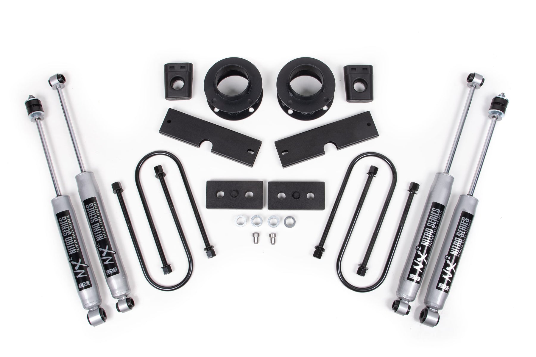 BDS Suspension NA BDS Suspension 1710FS - 2 Inch Lift Kit Ram 3500 w/ Rear Air Ride 13-23 4WD Fox 2.0 Performance Shocks