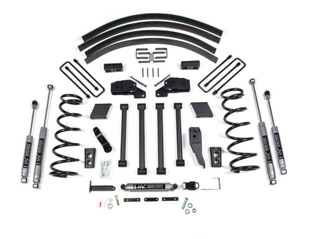 BDS Suspension NA BDS Suspension 221FS - 5 Inch Lift Kit Dodge Ram 2500/3500 00-02 4WD Leaf Springs Fox 2.0 Performance