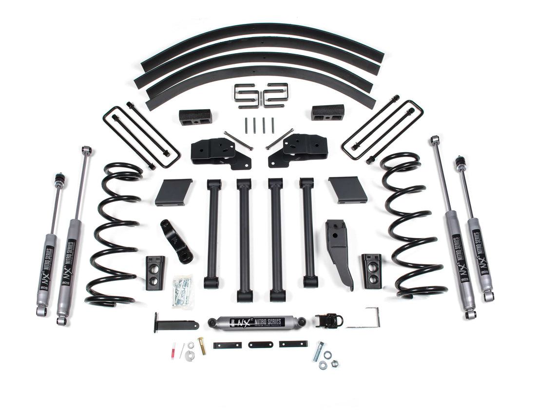 BDS Suspension NA BDS Suspension 217FS - 5 Inch Lift Kit Dodge Ram 2500/3500 00-02 4WD Block Kit Without Factory Overload Fox 2.0 Performance