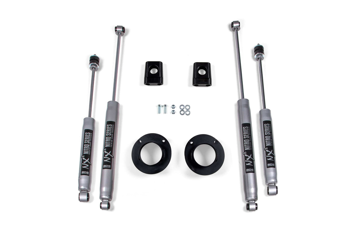BDS Suspension NA BDS Suspension 694FS - 2 Inch Leveling Kit Ram 3500 13-24 4WD Fox 2.0 Performance Shocks