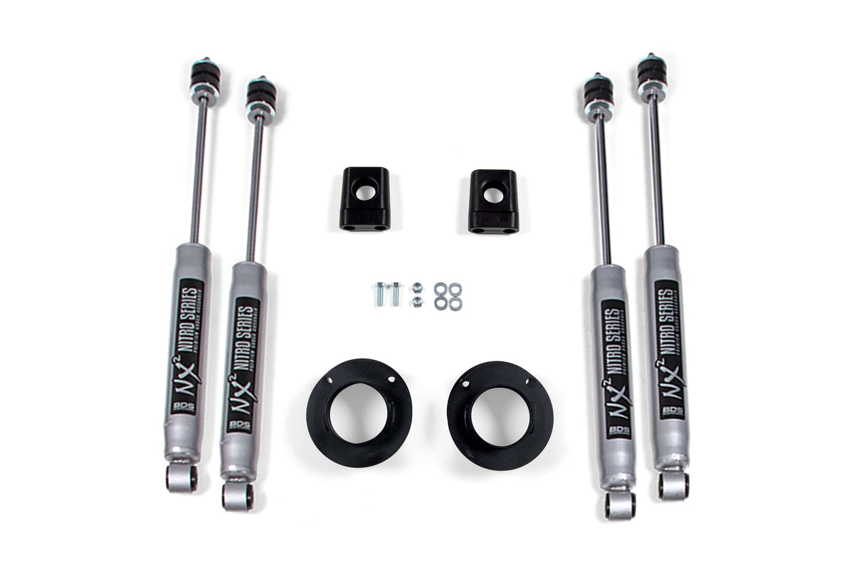 BDS Suspension NA BDS Suspension 695FS - 2 Inch Leveling Kit Ram 2500 14-24 4WD Fox 2.0 Performance Shocks