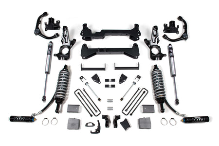 BDS Suspension NA BDS Suspension 1818FDSC - 7 Inch Lift Kit FOX 2.5 Coil-Over Conversion Silverado/Sierra 2500HD 01-10 2WD Carrier Below Crossmember Fox 2.5 Performance Shocks
